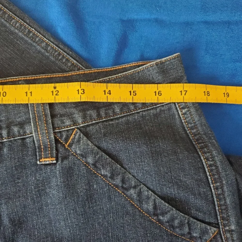 Guess Men’s Workwear D67-62W Loose Fit Carpenter Blue Jeans 36x34
